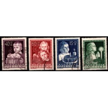 1949. Østrig. Børnefester. Komplet sæt.